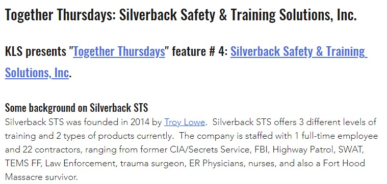Silverback Safety CLASP Citizens Lifesaving Survival Program